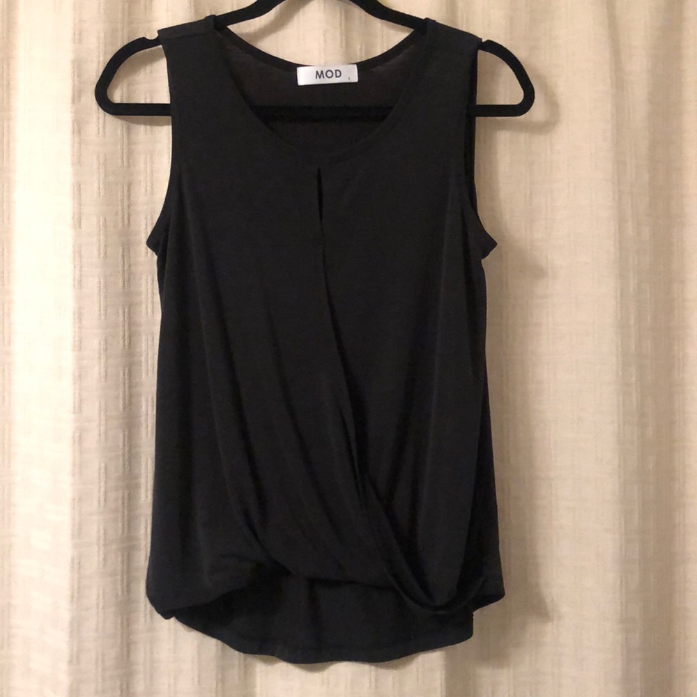 Boutique Grey/Black Tank